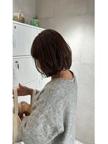 アーツ 茅ヶ崎(arts)&nbsp;ミディアムヘア/斜めバング/グレージュカラー/デザインカラー