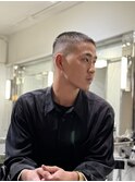 ハイライトマッシュパーマウルフアッシュブラック