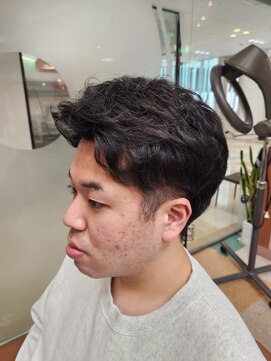 アポロカットステージ 相模大野店 アップバング/ツーブロックマッシュ<理容室>[メンズ/相模大野]