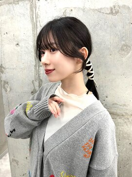 アロ 梅田(alo) 【藤田真由】結んでも可愛い顔周り《大阪梅田駅》