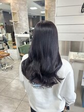 ブレス 小阪店(brace) ブルーブラックニュアンスカラー似合わせカット美髪ブリーチなし
