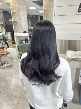 ブレス 小阪店(brace) ブルーブラックニュアンスカラーカット美髪髪質改善縮毛矯正