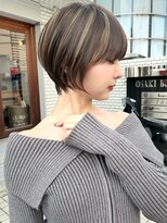 アンド ストーリーズ(&STORIES)&nbsp;ショートボブ髪型30代40代50代前髪あり前髪なし面長丸顔【荒牧】