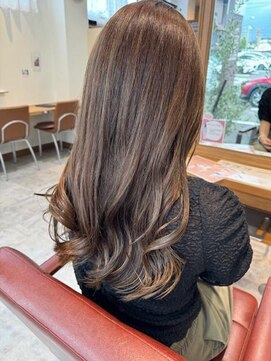 ルシュカイチマルニ(Rasca102) Rasca◆ロングヘア/オリーブグレージュ/ブリーチなしカラー