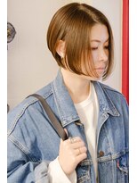 ルーシー ヘアデザインワークス(Lucy Hair Design Works)&nbsp;サロンワーク×前下がりショートボブ