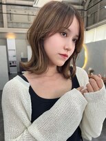 オズ 郡山桑野店(OZ)&nbsp;黒髪ボブルフネビージュ小顔ワンレン