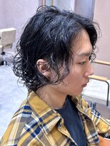 ガーデンヨコハマエスト(GARDEN YOKOHAMA est)&nbsp;ミディアム　スパイラルパーマ　ニュアンスパーマ