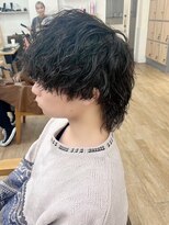 ネオリーブ クーロ メゾン 横浜(Neolive curro Maison)&nbsp;韓国風ウルフ×ゆるめツイストスパイラル