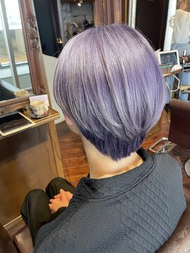 グレイス ヘアドレッシング 鷹匠(grace hair dressing) ハイトーンメンズカラー