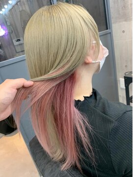 パレット 町田店(PALETTE) ブロンド×ピンク