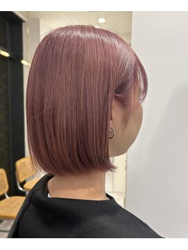 トッカ 中目黒店(tocca) ☆ブリーチありピンクベージュカラー♪♪☆