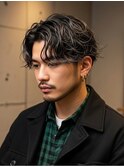メンズカットパーマ/ニュアンスパーマ/フェザーパーマ[北千住]