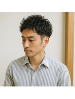 スープレックス ヘアーデザイン(SOUPREX HAIR DESIGN)&nbsp;大人の束感メンズショート　20代 30代 40代 50代 60代　ビジネス