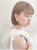ショートカットショートボブレイヤーボブブリーチなしカラー
