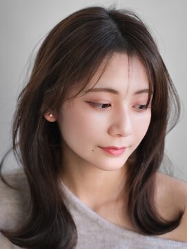 コア銀座メゾン(COA GINZA Maison) 髪質改善レイヤーカット前髪カット顔周りレイヤー暗めカラー銀座