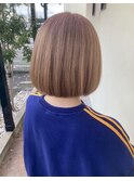 切りっぱなしボブ/ショートボブ