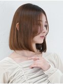 ヘルシーボブ/ナチュラルストレートボブ/前下がりボブ