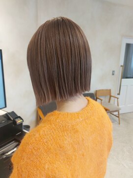 カムバイネオリーブ 溝の口店(Cam by neolive) ☆ミニボブ・ミルクティーベージュ☆溝の口/溝の口駅/ブリーチ