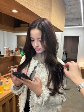 透明感チョコカラー