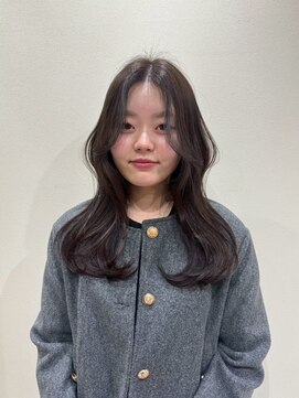 シェノン サントル(CHAINON CENTRE) 梅田/黒髪/クラゲヘアー/オリーブグレー/小顔/ココアベージュ