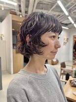 ミィ 表参道(mee.)&nbsp;似合わせカット ボブパーマ パーマ ミニボブ 切りっぱなしボブ
