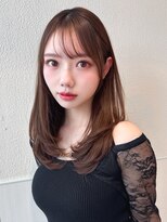 アフロート トウキョウ(AFLOAT TOKYO)&nbsp;大人可愛い小顔シースルーバング前髪顔まわりレイヤーカット