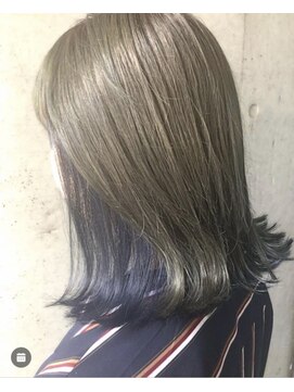 コトナ(kotona) 【ブルーインナーカラー】ダブルカラーイヤリングカラー早朝営業