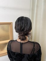 ソノ(sono)&nbsp;カチモリ　シニヨン　結婚式　参列