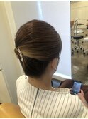 夜会巻き