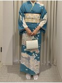 銀座訪問着レンタル　銀座訪問着着付け　銀座訪問着持込み