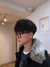 【Men's限定】 垢抜けカット + 眉カット + 頭皮クレンジングショートスパ