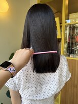 ヒントステーション(HINTSTATION)&nbsp;〈浅草 半個室〉髪質改善ストレート×切りっぱなしロング
