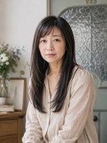 ココカラーアンドカット マルナカ福富店(CoCo Color&Cut)&nbsp;内巻きナチュラルロング☆20代30代40代50代