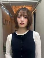ハニーシブヤ(HONEY shibuya) レイヤーカット/ボブ/レイヤーボブ/ブラウンカラー3