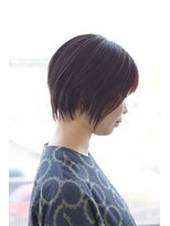 ヘアアンドメイク ムーア(Muuua)&nbsp;ピンクブラウンとショートヘア