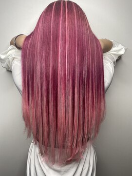 カルマ(KARMA) 【カラーデザインシールエクステ】ピンクカラー！！