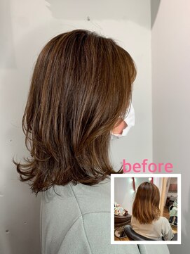 アンダー ガーデン(Under Garden hair&spa) エギョモリレイヤースタイル