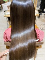 プラグ バイ ネオリーブ(plug by neolive)&nbsp;ピンクベージュ×髪質改善 [髪質改善/縮毛矯正]韓国mio