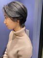 レオニード 表参道(LEONID)&nbsp;お洒落度UPショートウルフヘア。イルミナカラーオリジナル調合