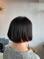 バトヘアー 渋谷本店(bat hair)&nbsp;ボブ×インナーピンク