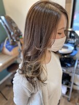 ヘアーホームイロ(Hair Home IRO)&nbsp;イヤリングカラー×フォギーベージュ