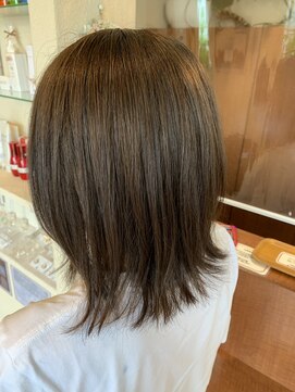 マール(marl) 【marl.】外はねミディアムヘア/ロングボブ/ニュアンスカラー