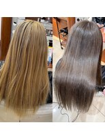 アッシュ 二子玉川店(Ash)&nbsp;ブリーチ髪質改善＆カラー