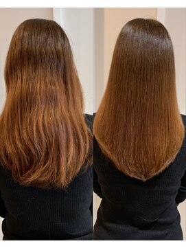 エイクス ヘア デザイン×美髪クリニック 千葉(AQs hair design) 美髪エステbefore→after【髪質改善】