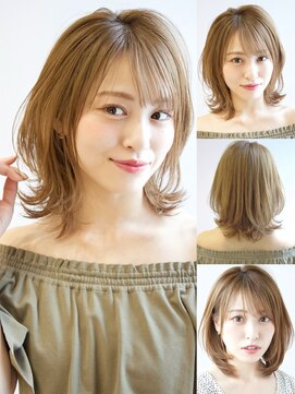 アフロート ルヴア(AFLOAT RUVUA) 2way【外ハネ&ひし形】レイヤーカット/大人ヘア/新宿