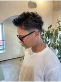 スパイキーショート　スペインカール　メンズパーマ