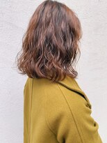 フェンヘアーアイス 中目黒(Fen.hair ici)&nbsp;デジタルパーマ外ハネボブ前髪ヘルシースタイル大人美人