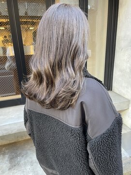 コフィー バイ メルト 吉祥寺(cofy by melt) 【松本咲花】ブリーチなし透明感グレージュ初カラー就活カラー