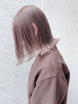 ペレ 渋谷(PELE)&nbsp;切りっぱなしボブ/エアリーロング/美髪/ピンクブラウン/渋谷