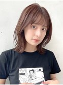 say. レイヤーボブ くびれボブ ウルフボブ アースカラー 表参道